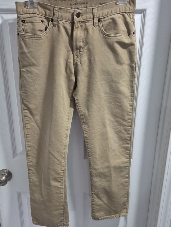 Banana Republic Other - Banana Republic Men's Khaki Slim Straight Jeans 31X30